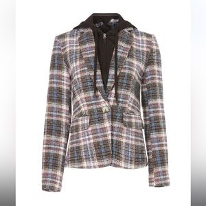Central Park west BRADLEY PLAID DICKIE BLAZER